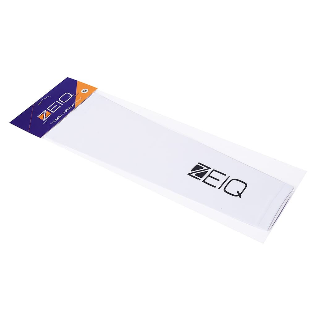 Manguito com Fator de Proteção Solar UV 50 Zeiq Branco - Logo Preto