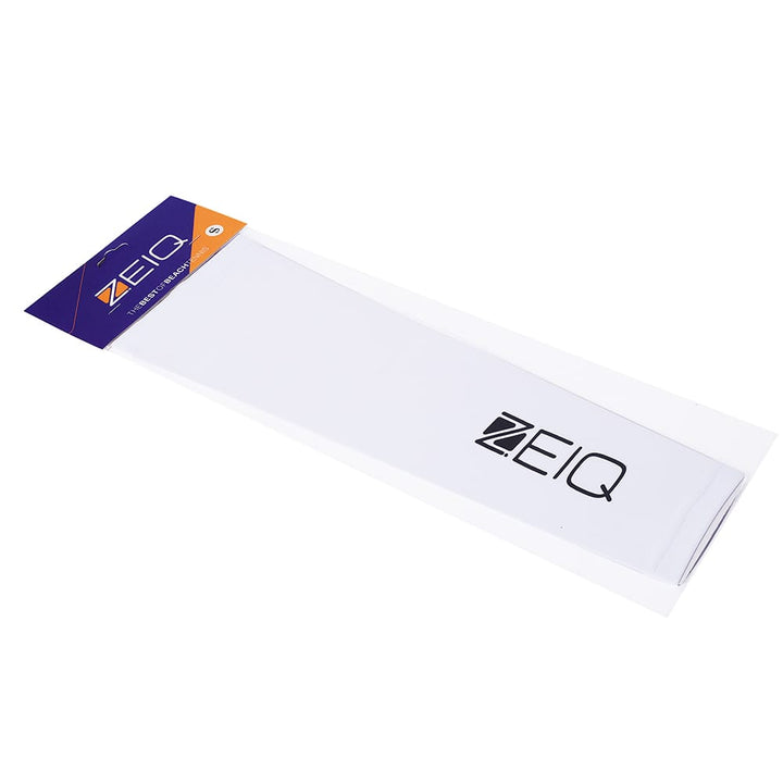 Manguito com Fator de Proteção Solar UV 50 Zeiq Branco - Logo Preto