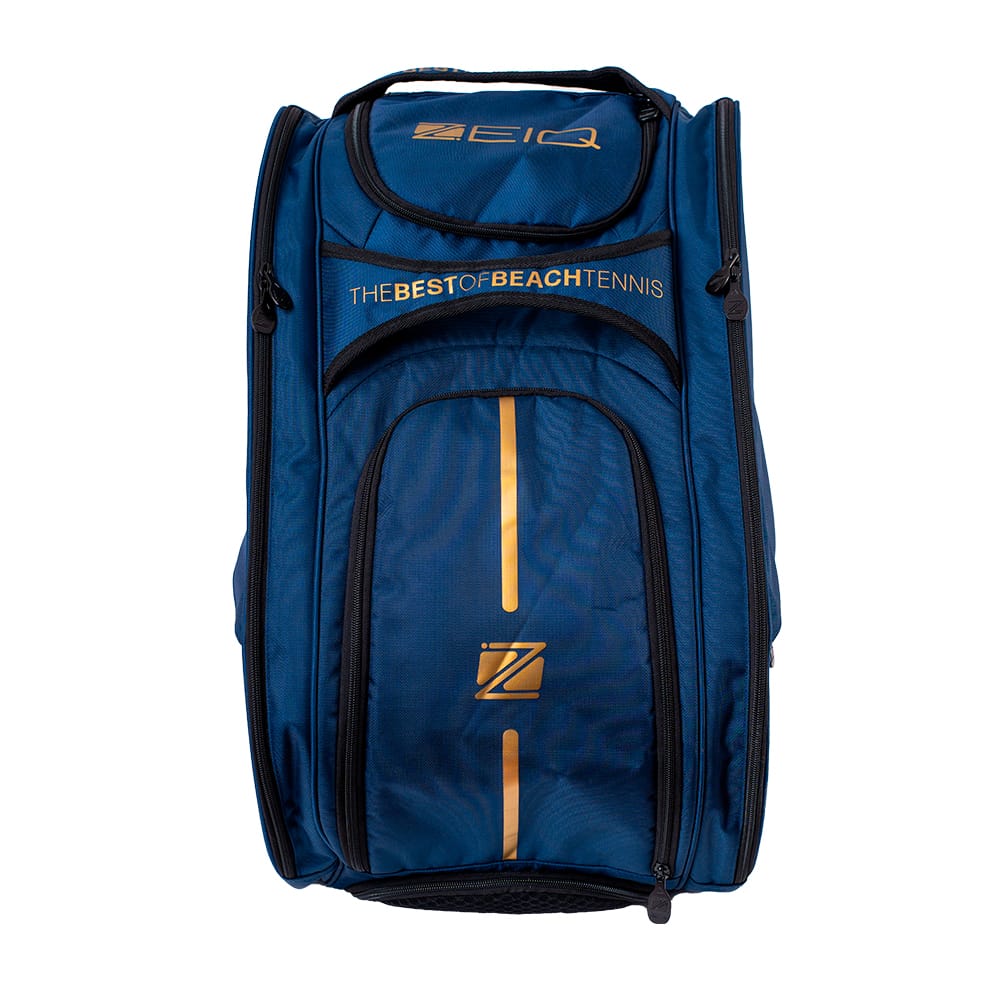 Raqueteira BT PRO Zeiq Azul e Dourada