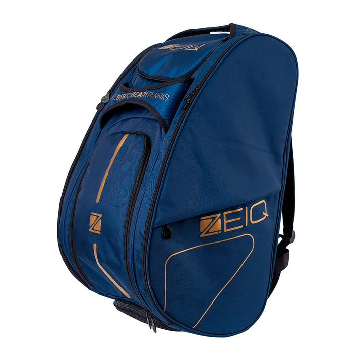 Raqueteira BT PRO Zeiq Azul e Dourada