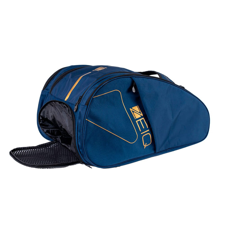 Raqueteira BT PRO Zeiq Azul e Dourada