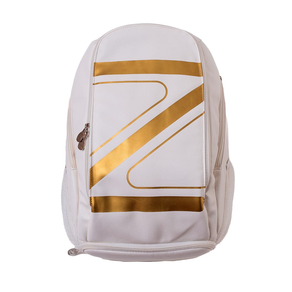 Mochila Pro Zeiq Branca e Dourada