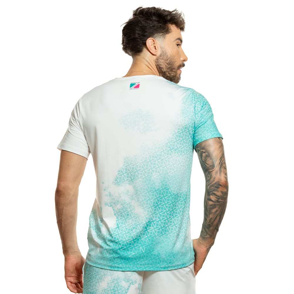 Camiseta Masculina Advanced Zeiq Blue Sky