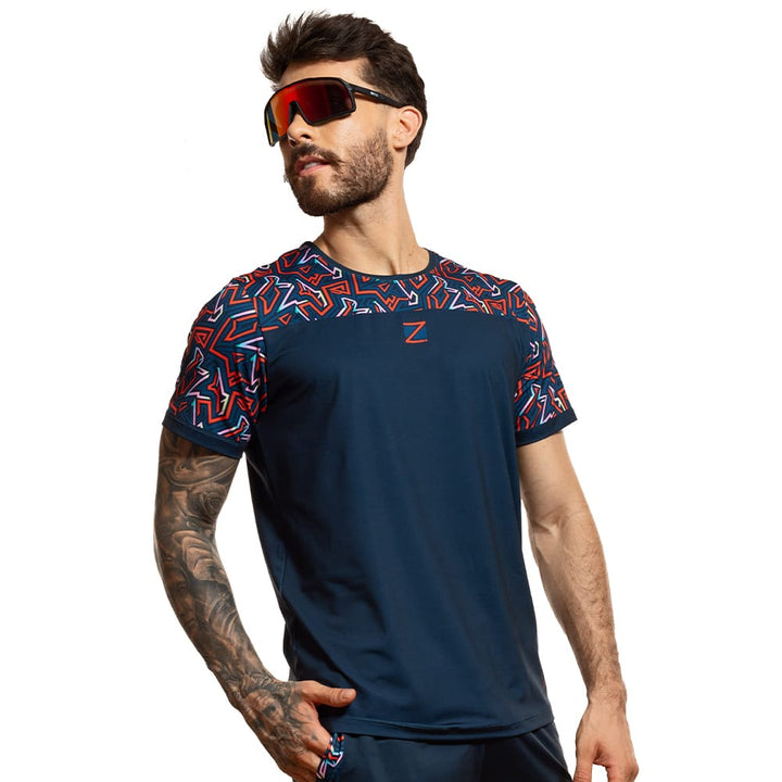 Camiseta Masculina JW Zeiq Azul Marinho