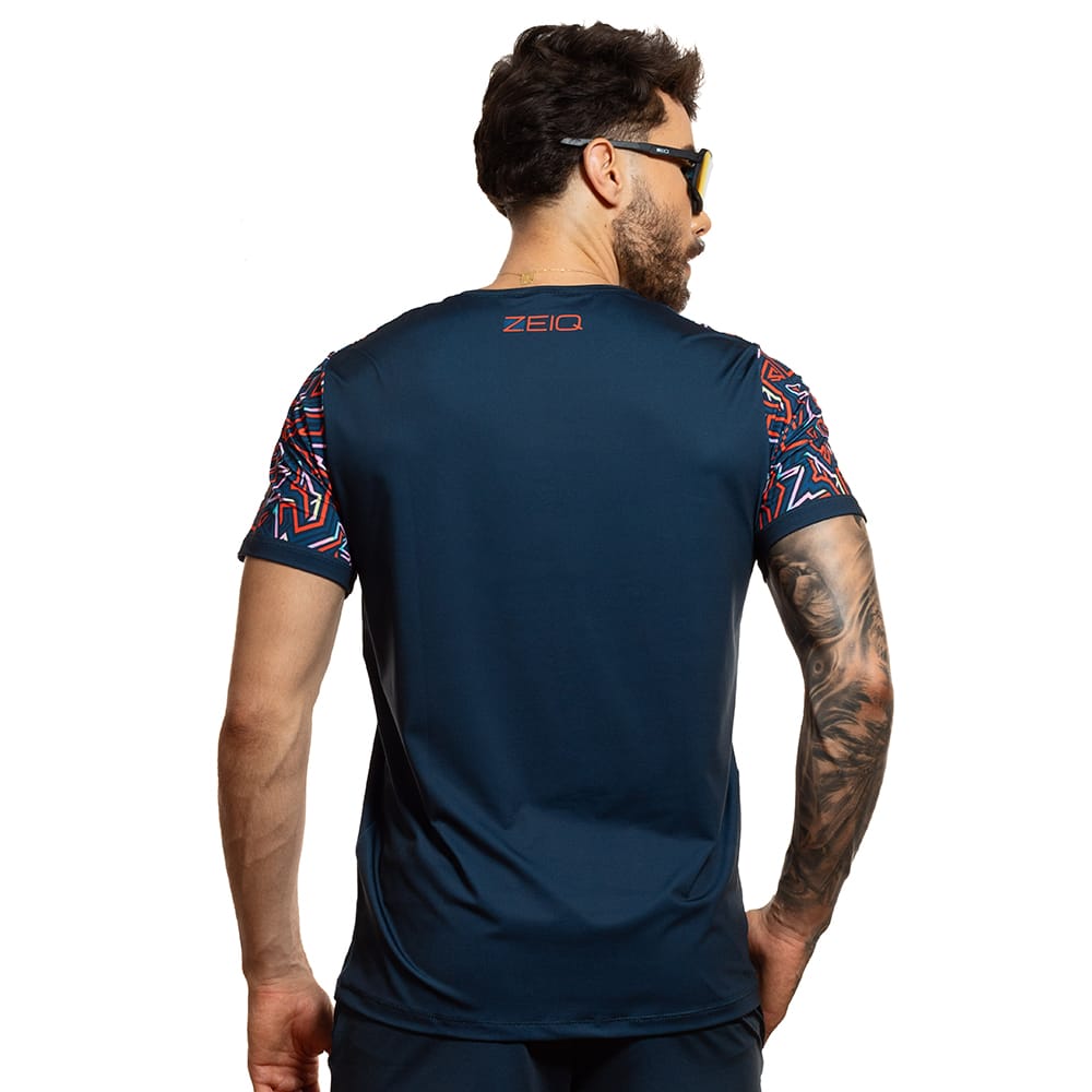 Camiseta Masculina JW Zeiq Azul Marinho