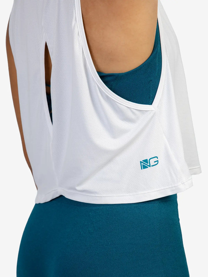 Cropped Fit Mesh Dry NG Zeiq Branco