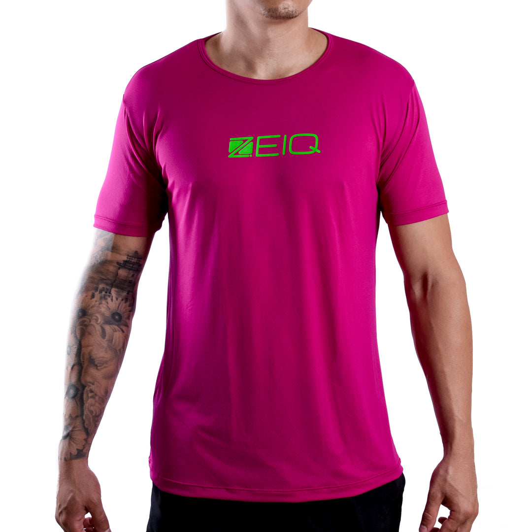 Camiseta Esportiva Slim Zeiq Baton Rouge - Logo Verde