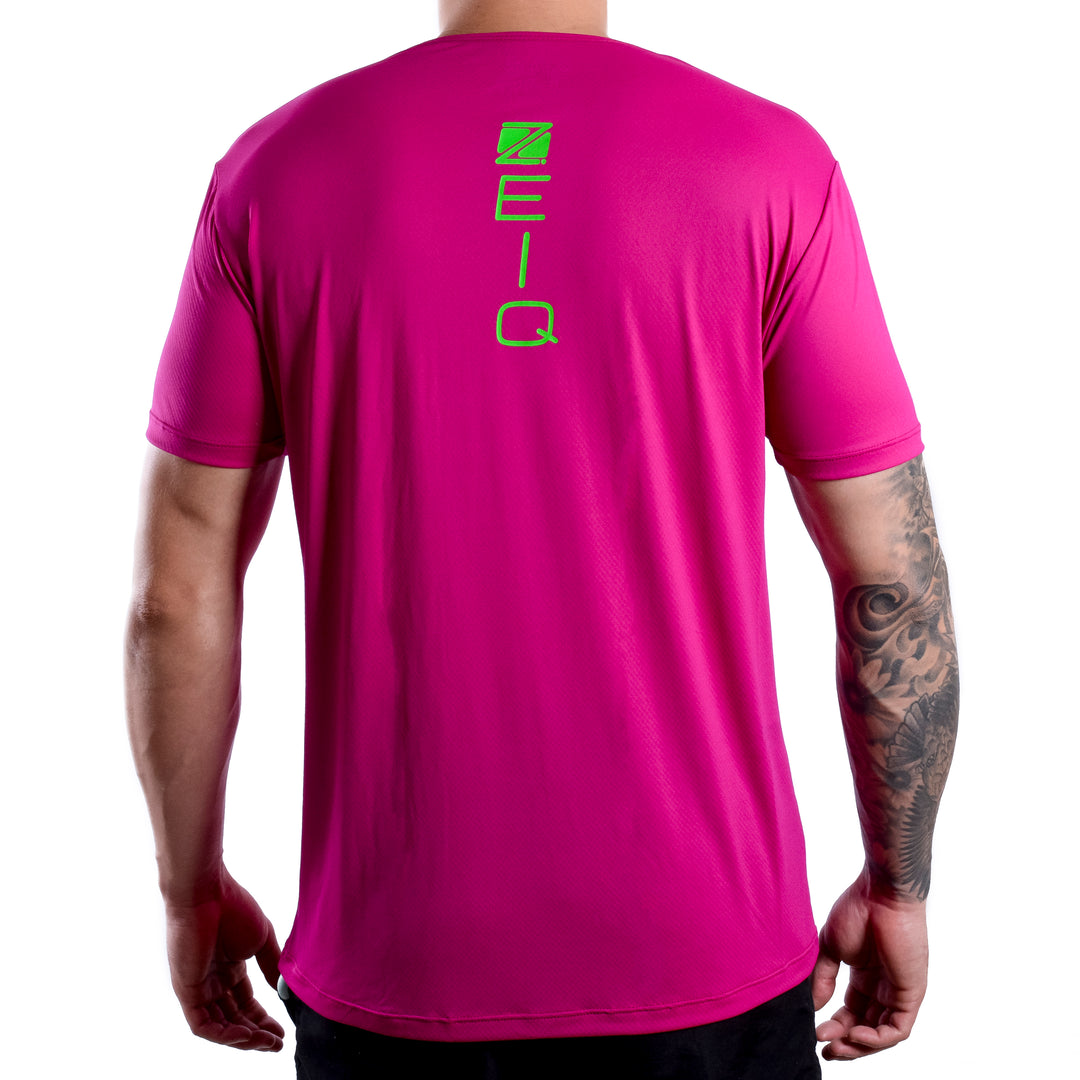 Camiseta Esportiva Slim Zeiq Baton Rouge - Logo Verde