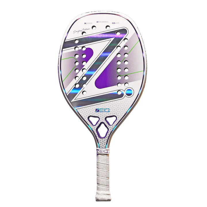 Raquete de Beach Tennis Pro Violet Collani White Zeiq – 3K