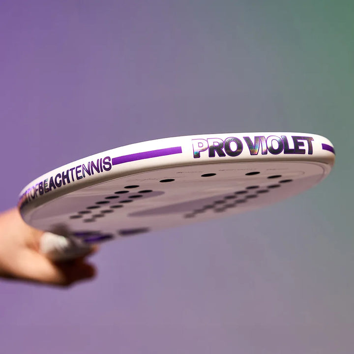 Raquete de Beach Tennis Pro Violet Collani White Zeiq – 3K