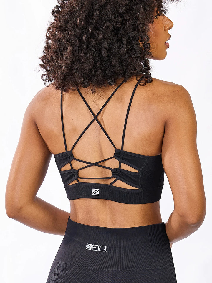 Top Strips Mesh Zeiq Black