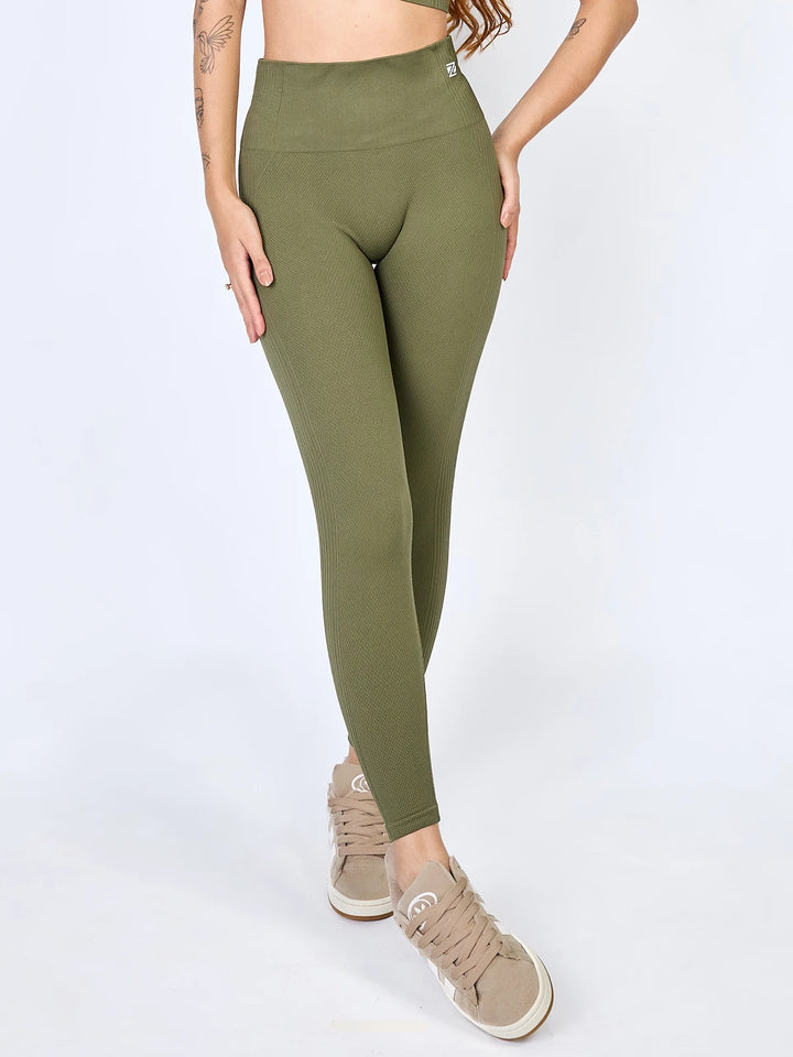 Calça Fit Mesh Zeiq Oliva Verde
