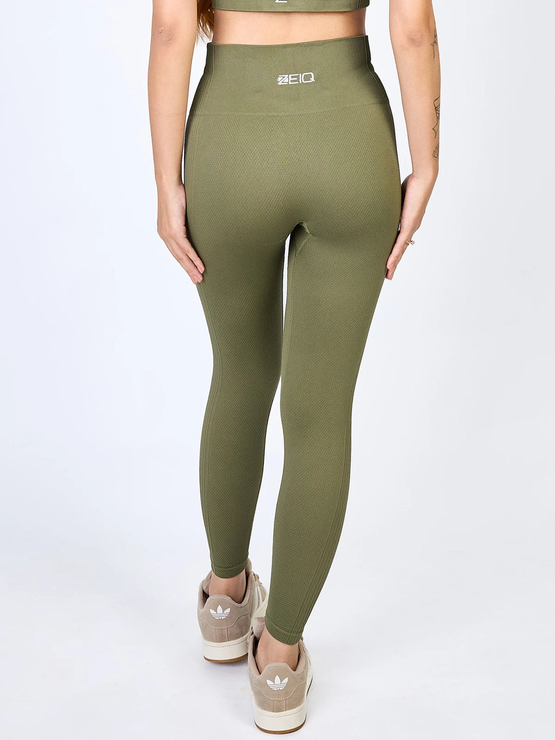Calça Fit Mesh Zeiq Oliva Verde