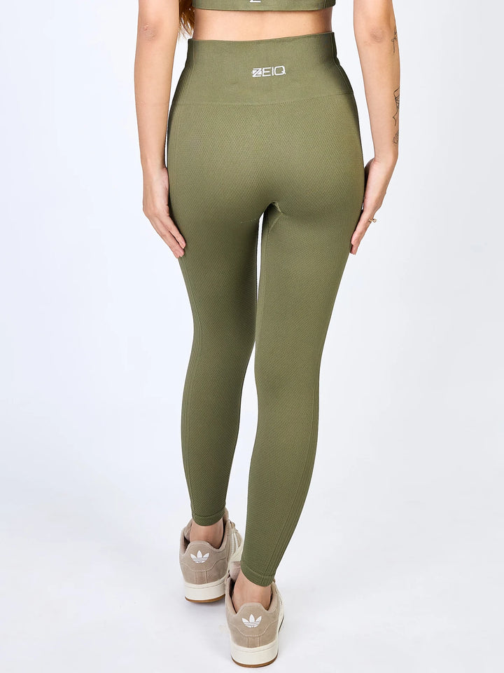 Calça Fit Mesh Zeiq Oliva Verde
