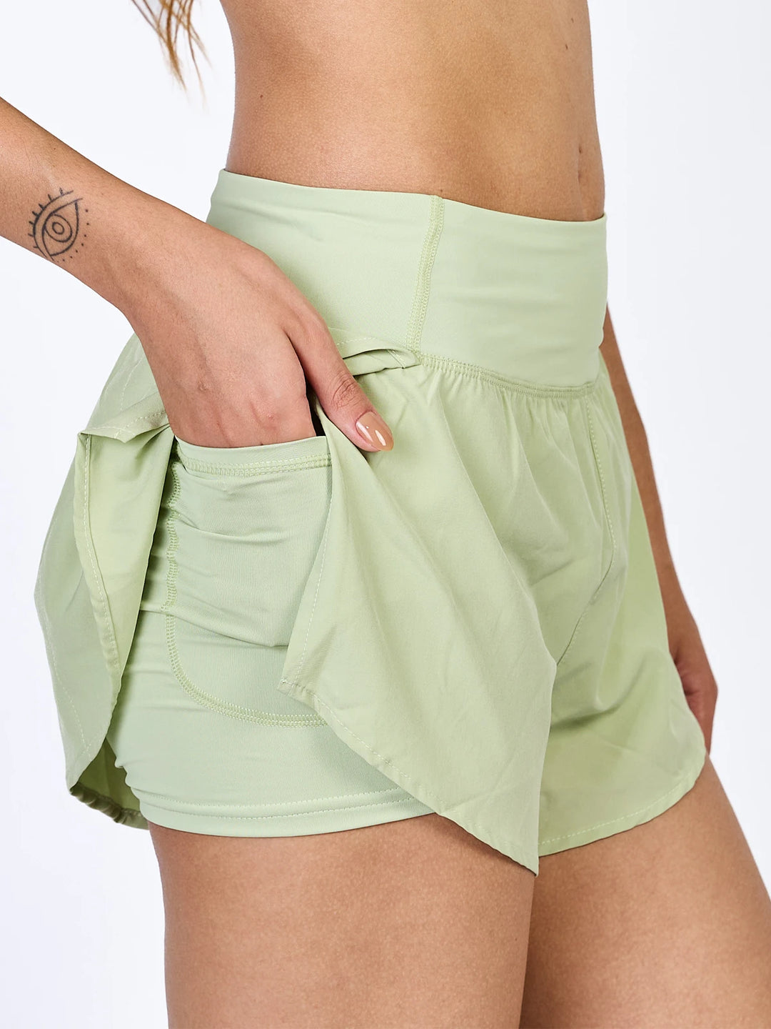 Short Skin Brave Duplo Tactel Zeiq Verde