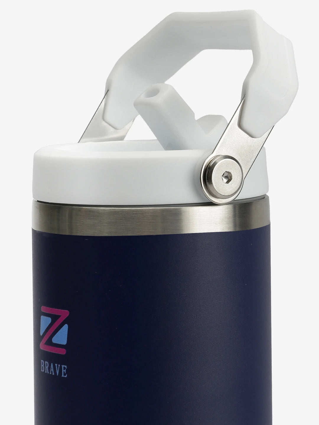 Garrafa Flip Térmica Brave Zeiq 820ml Azul