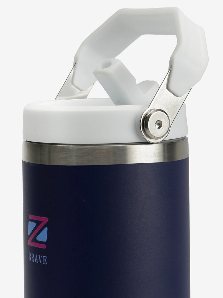 Garrafa Flip Térmica Brave Zeiq 820ml Azul