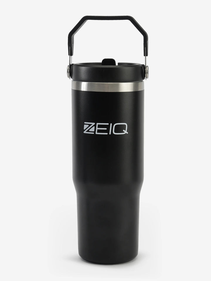 Garrafa Flip Térmica Zeiq 820ml Preto
