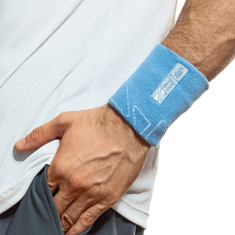 Munhequeira Pulse Zeiq Azul e Branca