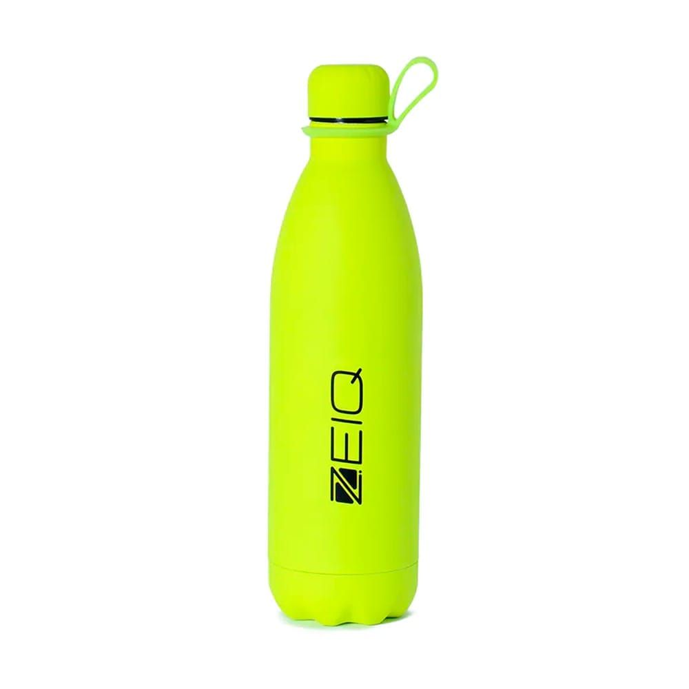 Garrafa Térmica Emborrachada Zeiq 1L Amarelo Neon