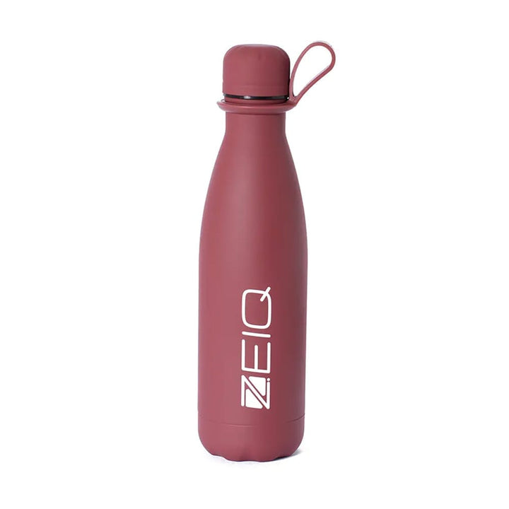 Garrafa Térmica Emborrachada Zeiq 500ml Marsala