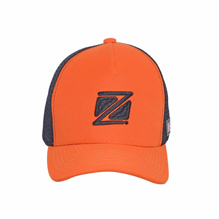Boné Trucker Zeiq Laranja e Preto