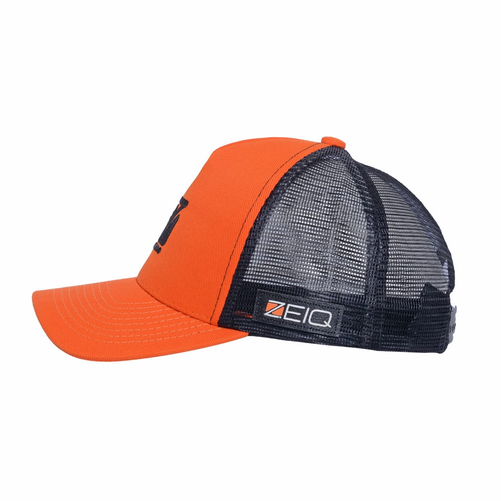 Boné Trucker Zeiq Laranja e Preto