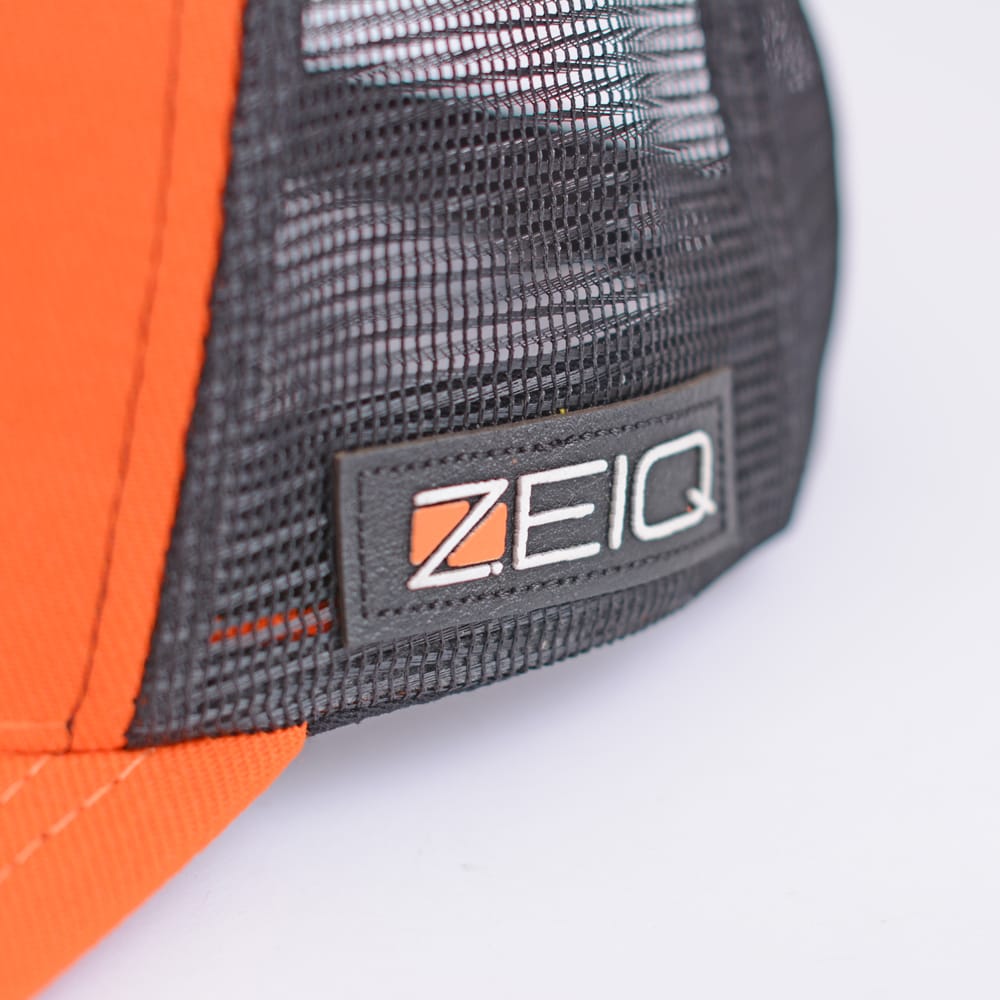 Boné Trucker Zeiq Laranja e Preto