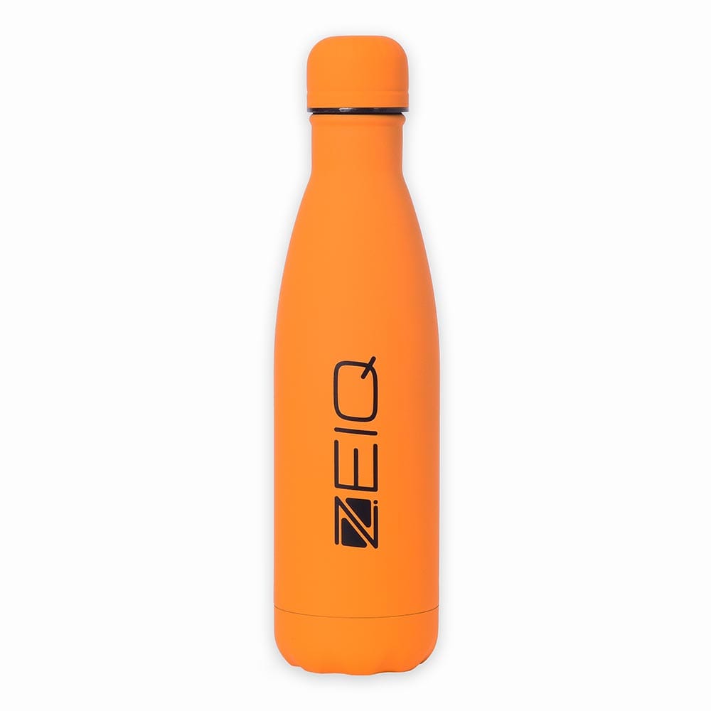 Garrafa Térmica Emborrachada Zeiq 500ml Laranja