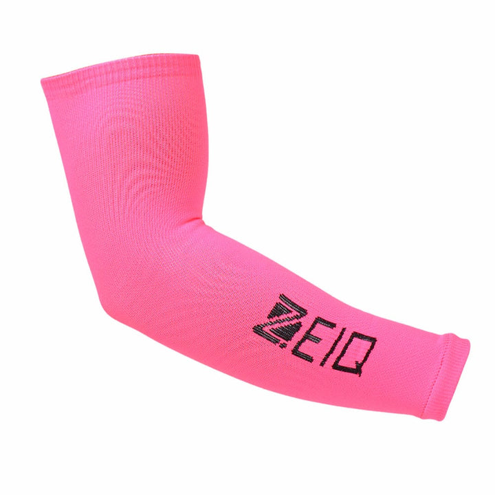 Manguito de Compressão Zeiq Rosa Neon - Logo Preto
