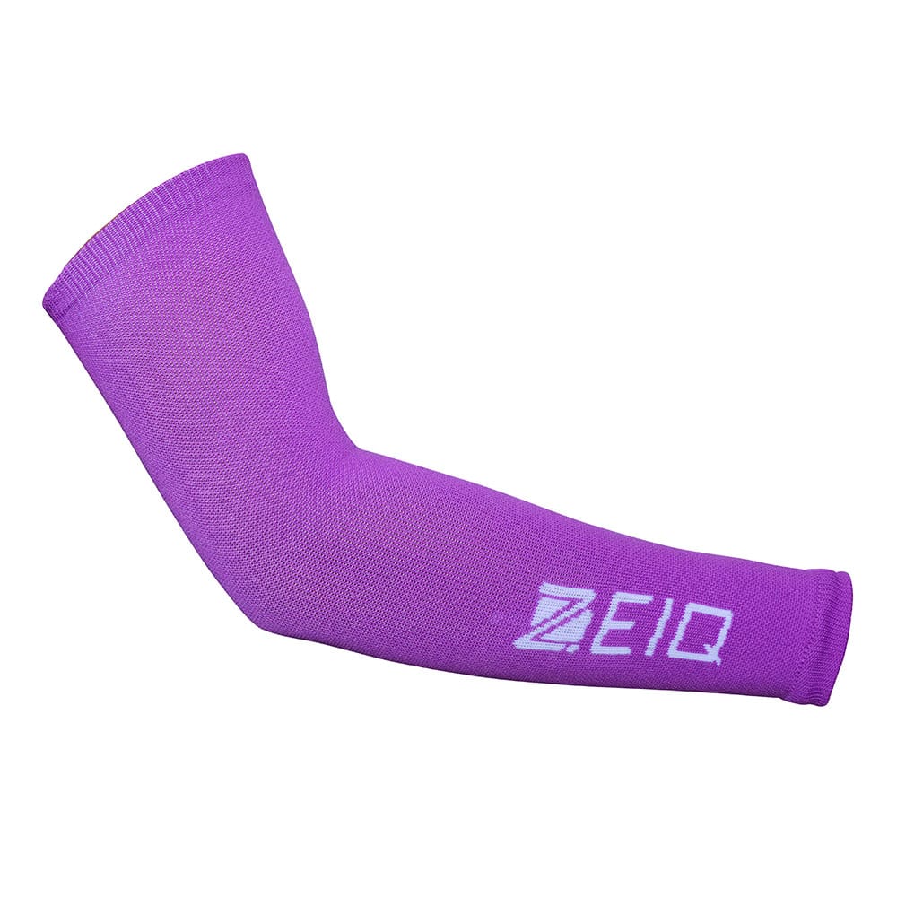 Manguito de Compressão Zeiq Roxo - Logo Branco