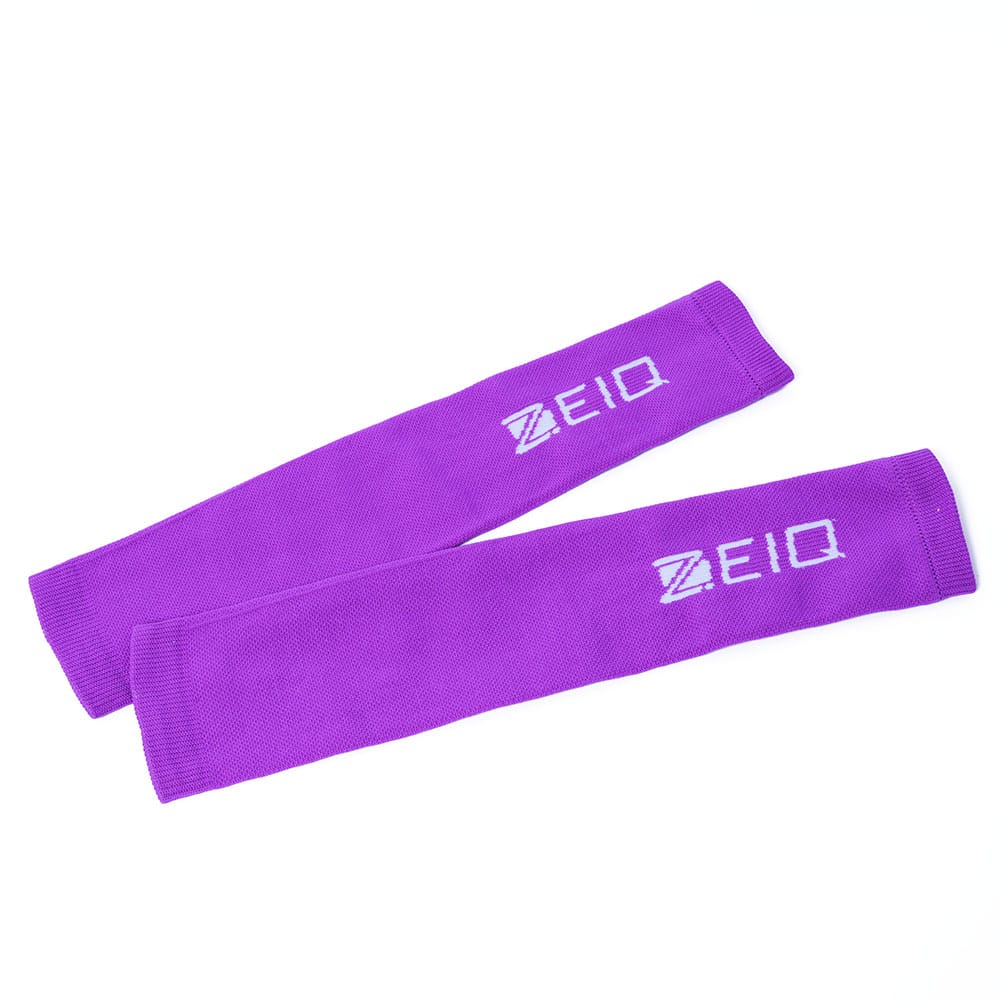 Manguito de Compressão Zeiq Roxo - Logo Branco